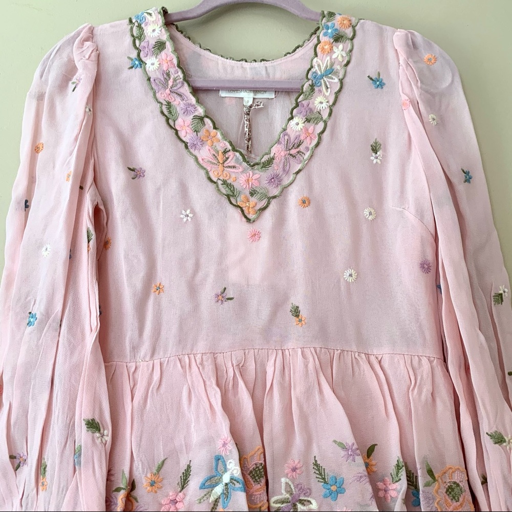 NWT LoveShackFancy Paris Dress - Picture 5 of 12